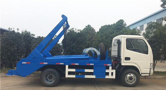 東風多利卡擺臂式垃圾車︱5噸擺臂式垃圾車圖片