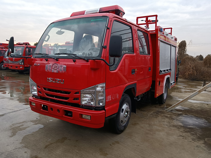 5噸消防灑水車多少錢_商業區倉庫消防車_2.5-5噸泡沫消防車現車報價