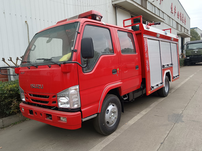 5噸消防灑水車廠家_消防中隊消防車_1.5-3.5噸水罐消防車現(xiàn)車價格